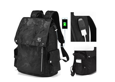 중국 고품질 새로운 도착 동향 우연한 남자는 판매를 위한 모든 까만 Backbag를 Backpack 협력 업체