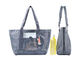 진한 회색 화포 끈달린 가방 420D 폴리에스테 Fabri 편리한 단 하나 어깨에 매는 가방 협력 업체